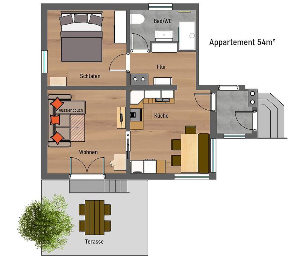 Ferienwohnung Wallner Niedernsill Esterno foto